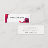 Wijn Pour Mini Visitekaartje (Voorkant / Achterkant)