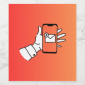 Wijn Rommel Etiket (Enkel label)