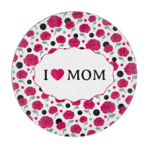 Wijn Roze Groen Stip Grafisch Patroon Modern  