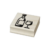 wijn rubberstempel (Stempel)