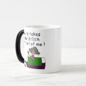 Wijn smelt me magische mok (Voorkant links)