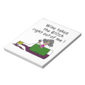 Wijn smelt me notitieblok (Gedraaid)