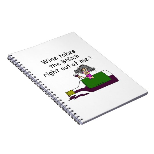 Wijn smelt me notitieboek (Rechterzijde)