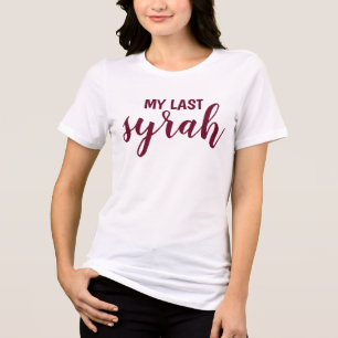 Wijn-thema vrijgezellenfeest groep Tri-Blend shirt