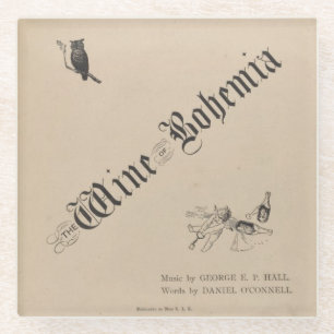 Wijn van Bohemia - Glazen Onderzetter