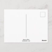 Wijn van de rank briefkaart (Achterkant)