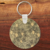 Wijn van William Morris,  textielpatronen Sleutelhanger (Voorkant)