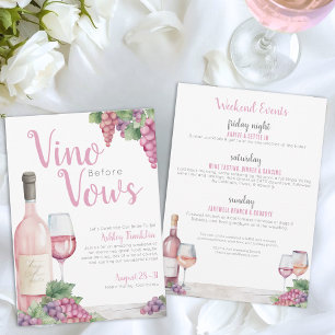 Wijn Vino Voor Vrijgezellenfeest Bruidsmeisjes Uit Kaart