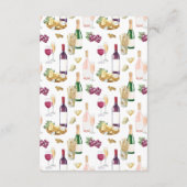 Wijn voor de Geloften Bruidsfeest Bedankkaart (Achterkant)