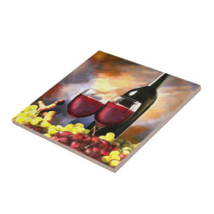 Wijn voor en na tegeltje