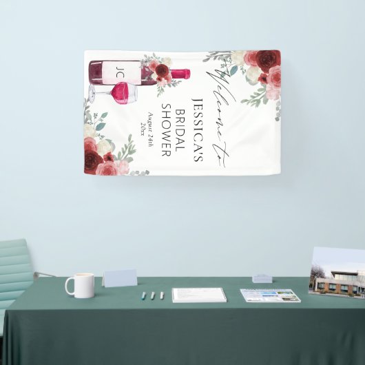 Wijn Voor Huwelijkse Voorwaarden Rood Wijn Welkom Spandoek (Beurs)