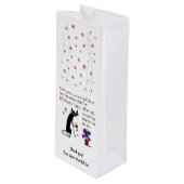 Wijn voor Moederdag Wijn Cadeautas (Voorkant Gekanteld)