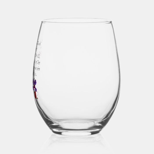 Wijn voor Moederdag Wijnglas Zonder Voet (Links)