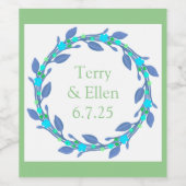 Wijn voor weddenschappen wijn etiket (Enkel label)