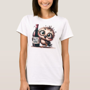 Wijn Vrouwen Basic T-shirt