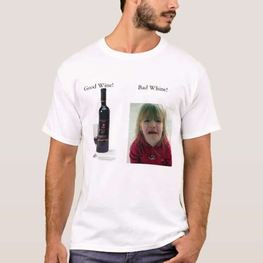 Wijn vs. Wijn T-shirt (Voorkant)