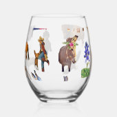 Wijn Wijnglas Zonder Voet (Links)