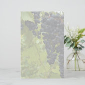 Wijn Wineyard Theme Weddenschap Briefpapier (Staand voorkant)