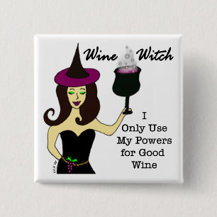 Wijn Witch Button