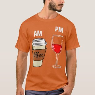 Wijn Womens AM Coffee PM T-shirt