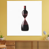 Wijn Zandloper Canvas Kunst (Insitu (Woonkamer))