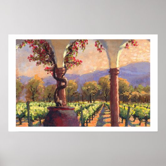 Wijnafdruk Poster (Voorkant)