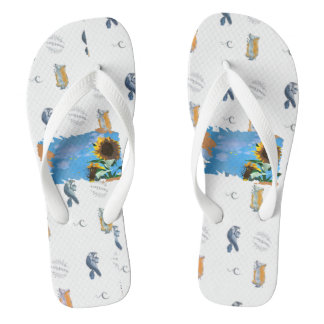 Wijnbar Art Beach Sandalen Teenslippers
