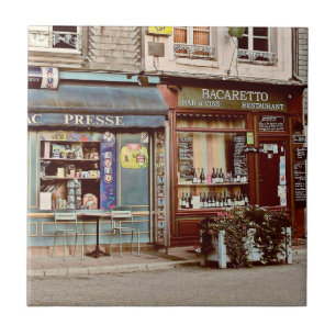 wijnbar & restaurant in Frankrijk, Normandië Tegeltje