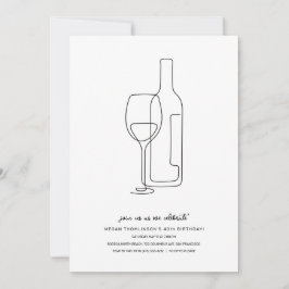 Wijnbar verjaardag kaart