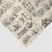 wijnbereidingspatroon tissuepapier (Detail)