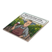 Wijnboer Wijngaard, Wijn is het Elixir van het Lev Tegeltje (Zijkant)