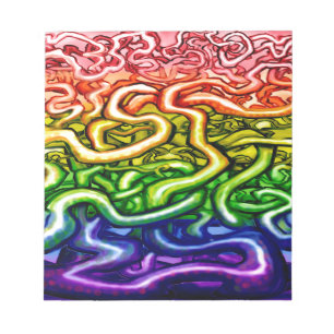 Wijnbomen LGBQT Rainbow Notitieblok