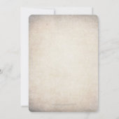  wijnbouw Bourgundy Wedding Kaart (Achterkant)