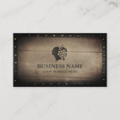 Wijnbouwnijverheid,  omlijst visitekaartje (Voorkant)