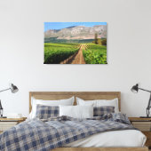 Wijnbouwwijngaarden van Groot Constantia Wine Canvas Afdruk (Insitu (Slaapkamer))