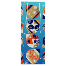 Wijncadeautet Bold Modern Kerstmis