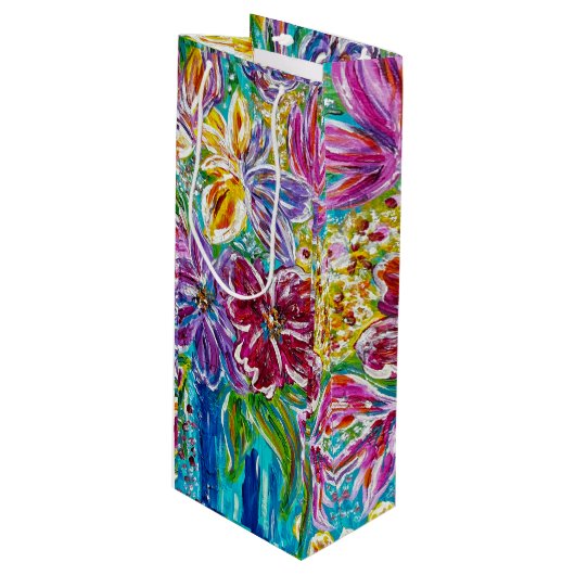 Wijncadeauzak Wijn Cadeautas (Voorkant Gekanteld)