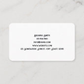 Wijnconsulent Custom QR Visitekaartje (Achterkant)