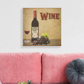 Wijndoek Canvas Afdruk (Insitu (Woonkamer))