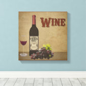 Wijndoek Canvas Afdruk (Insitu (Houten vloer))