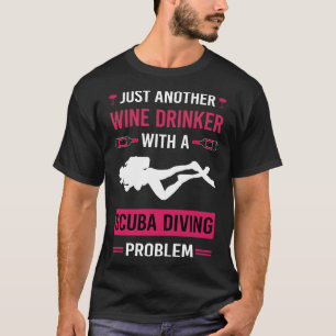 Wijndrinker Scuba Duiker T-shirt