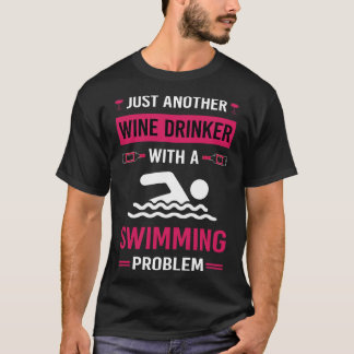 Wijndrinker Zwemmer T-shirt