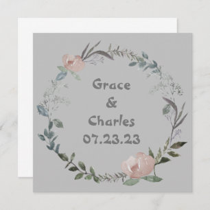 Wijndruiven Aangepaste bloemen Rood Wit Kaart