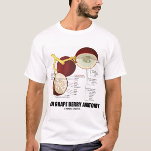 Wijndruiven Berry Anatomy (vruchten) T-shirt
