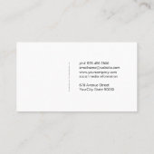 Wijndruiven Glas Logo Visitekaartje (Achterkant)