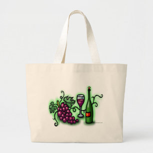 Wijndruiven Grote Tote Bag