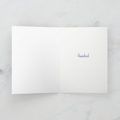 Wijndruiven met oogstherfstkleuren Dank u wel Kaart (Binnen)