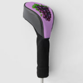 Wijndruiven Paars Golfheadcover (Schuin)