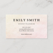 Wijndruiven | Winnerij-Logo Visitekaartje (Achterkant)