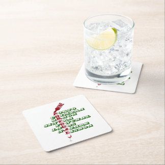 Wijnen van Portugal Portugees Wijnpapier Onderzett Vierkante Kartonnen Onderzetter